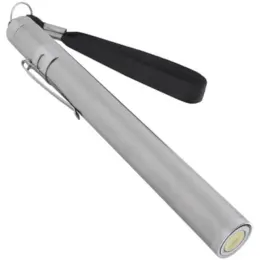 Moonlight Mini LED Torch Silver Close Up